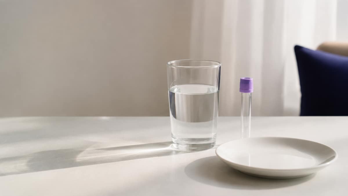 Fasting before a blood test: what it actually means